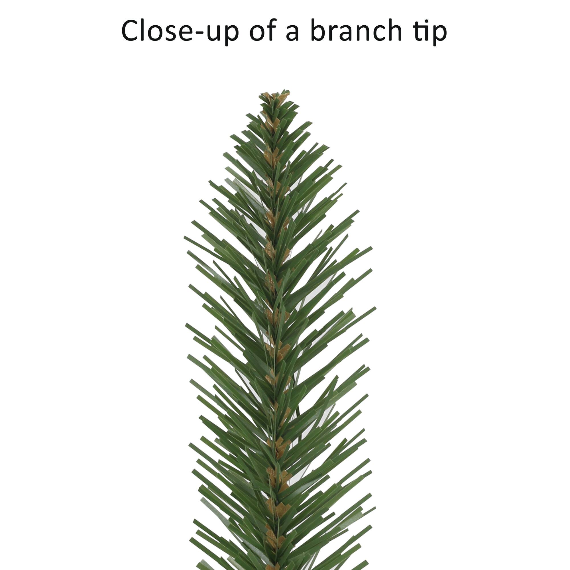 3ft. Pre-Lit Alpine Pencil Artificial Christmas Tree, Clear Lights